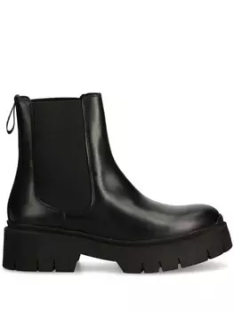 Кожаные ботинки челси HUGO, черный