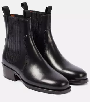 Кожаные ботинки «Челси» Lemaire, черный