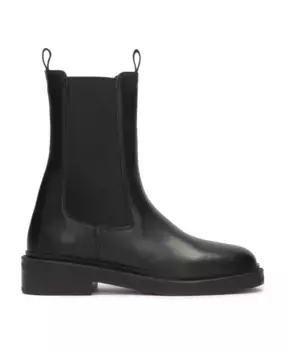 Кожаные ботинки челси на плоской подошве Kazar, черный