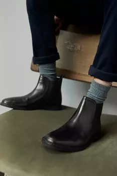 Кожаные ботинки челси Next, черный