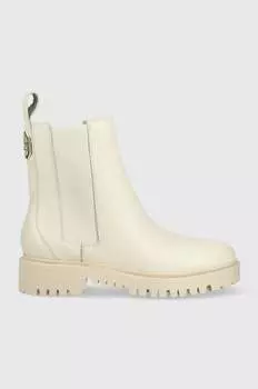 Кожаные ботинки челси Oakess Guess, бежевый
