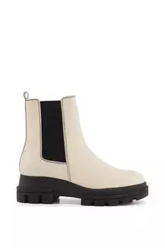 Кожаные ботинки челси "Provenses" Dune London, белый