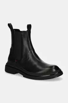 Кожаные ботинки челси Rikky Hugo, черный