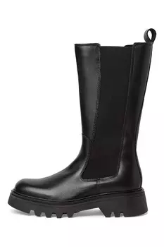 Кожаные ботинки челси Tamaris, черный