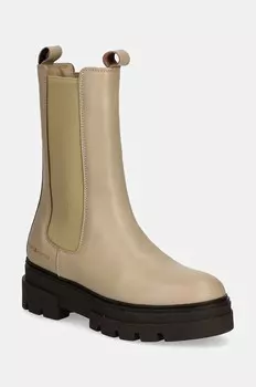 Кожаные ботинки челси Tommy Hilfiger MONOCHROMATIC CHELSEA BOOT, бежевый