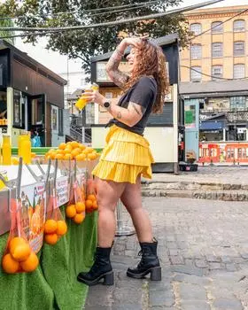 Кожаные ботинки Chesney на расклешенном каблуке со шнуровкой Dr. Martens