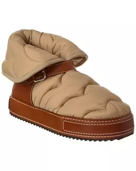 Кожаные ботинки Chlo Maxie с мягкой подкладкой, коричневый