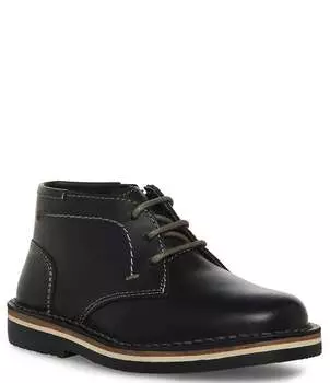 Кожаные ботинки чукка Steve Madden для мальчиков T-Harkeen (для младенцев), черный