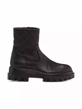 Кожаные ботинки Chunky Agl, черный