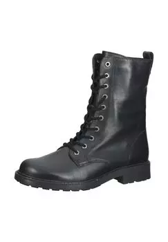 Кожаные ботинки CLARKS, черный