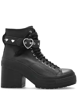 Кожаные ботинки Converse, черный
