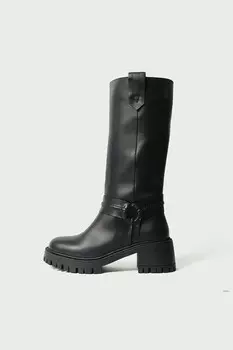 Кожаные ботинки Цзя Alura, черный