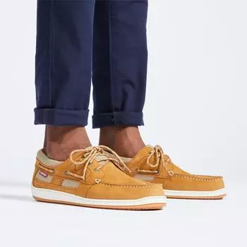 Кожаные ботинки Decathlon Tribord, коричневый