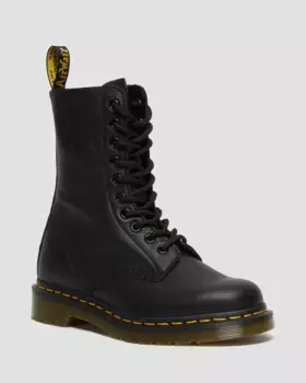 Кожаные ботинки до середины икры Dr. Martens 1490 Virginia, цвет Black — Virginia