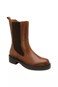 Кожаные ботинки до середины икры на молнии 'Garvie' Ravel, коричневый