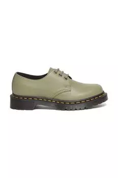 Кожаные ботинки Dr. Martens, зеленый