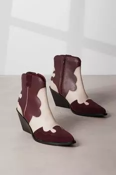 Кожаные ботинки Forever Comfort в ковбойском стиле Next, красный