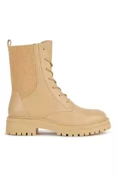 Кожаные ботинки Geox, бежевый