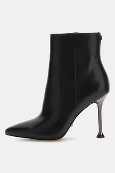 Кожаные ботинки Guess, черный