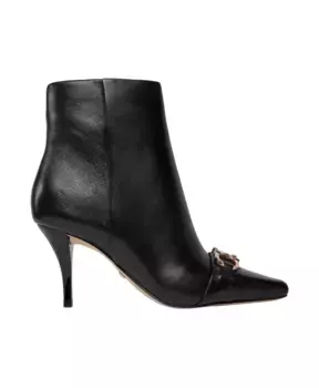 Кожаные ботинки Guess, черный