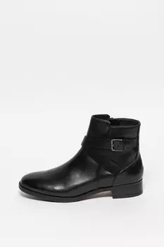 Кожаные ботинки Hamble с пряжкой Clarks, черный
