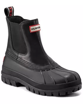 Кожаные ботинки Hunter Sutton, черный