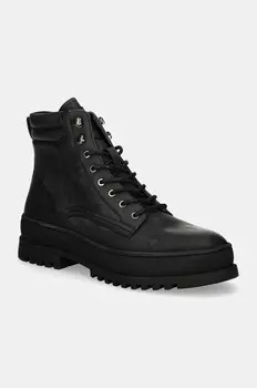 Кожаные ботинки IUKA Blauer, черный