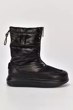 Кожаные ботинки Karl Lagerfeld, черный