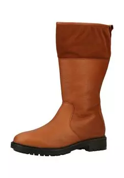 Кожаные ботинки KicKers, цвет Camel