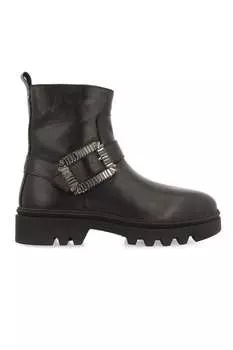 Кожаные ботинки Landford с декоративными пряжками Gioseppo, черный