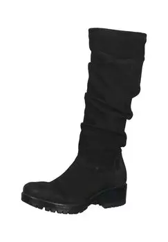 Кожаные ботинки LAZAMANI, черный