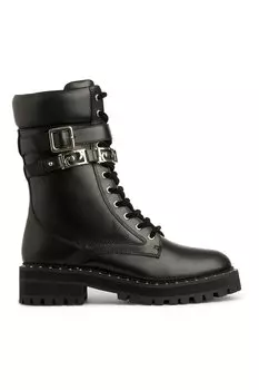 Кожаные ботинки Liu Jo, черный