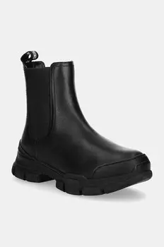 Кожаные ботинки Love Moschino, черный