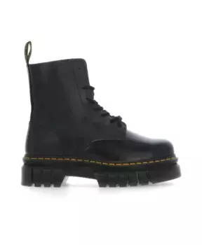 Кожаные ботинки на платформе для женщин Dr. Martens, черный