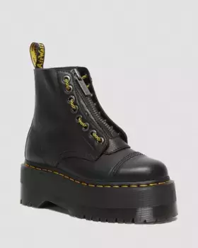Кожаные ботинки на платформе Dr. Martens Sinclair Max Pisa, цвет Black — Pisa