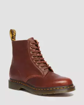 Кожаные ботинки на шнуровке Dr. Martens 1460 Ambassador, цвет Cashew — Ambassador