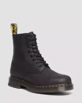 Кожаные ботинки на шнуровке Dr. Martens 1460 Wintergrip Outlaw, цвет Black — Outlaw