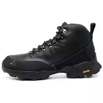 Кожаные ботинки на шнуровке Roa