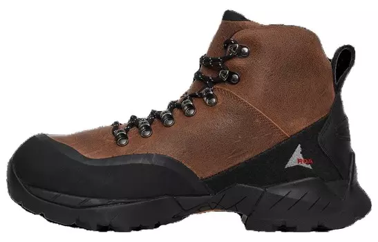 Кожаные ботинки на шнуровке Roa