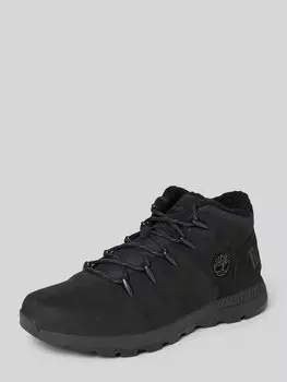Кожаные ботинки на шнуровке с этикетками, модель «Sprint Trekker» Timberland, черный