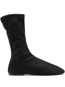 Кожаные ботинки-носки Proenza Schouler, черный