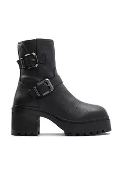 Кожаные ботинки Palomina на массивном каблуке Aldo, черный
