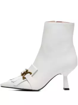 Кожаные ботинки Poche Paris, белый