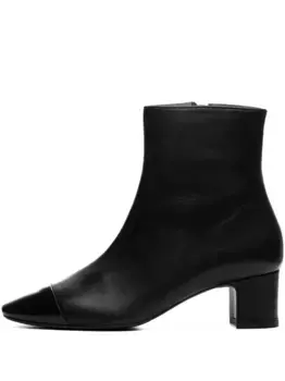 Кожаные ботинки Poche Paris, черный