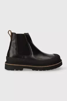 Кожаные ботинки Prescott Slip On Birkenstock, черный
