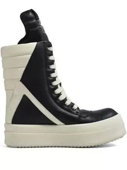 Кожаные ботинки Rick Owens, черный