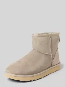 Кожаные ботинки с лейблом модель «CLASSIC MINI» UGG, серо-коричневый
