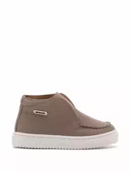 Кожаные ботинки с логотипом Missouri, бежевый