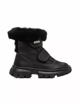 Кожаные ботинки с логотипом Missouri, черный