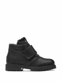 Кожаные ботинки с логотипом Missouri, черный